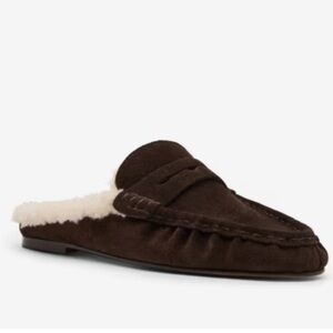 Steve Madden Rafe Women’s Suede Faux Fur mules